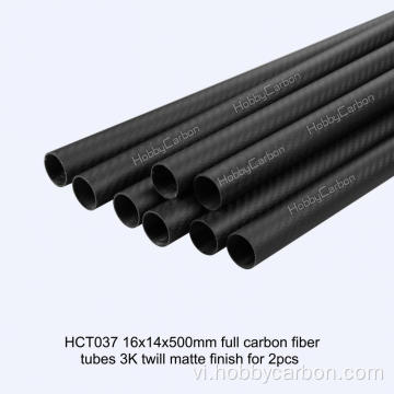 Bán buôn ống sợi carbon trọng lượng nhẹ kết thúc mờ